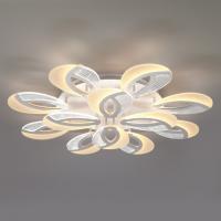 Потолочная люстра Eurosvet Flake 90140/12 белый 168W фото Потолочная люстра Eurosvet Flake 90140/12 белый 168W. Фото №1