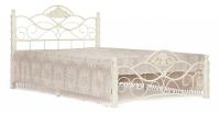 Кровать CANZONA дерево гевея/металл, 140*200 см (Double bed), Белый (butter white) фото Кровать CANZONA дерево гевея/металл, 140*200 см (Double bed), Белый (butter white). Фото №1
