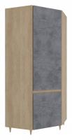Киото СТЛ.339.08 Шкаф угловой Дуб небраска/Бетон тёмный