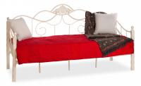 Кровать CANZONA Wood slat base дерево гевея/металл, 90*200 см (Day bed), Белый (butter white) фото Кровать CANZONA Wood slat base дерево гевея/металл, 90*200 см (Day bed), Белый (butter white). Фото №1