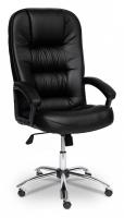 Компьютерное кресло СН9944 Хром, кож/зам, черный, 36-6  id -. Фото №1