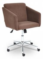 Кресло MILAN хром флок , коричневый, 6