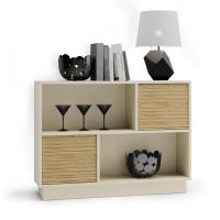 Узкая тумба NORA 3009.5 Vainilla/Nordico фото Узкая тумба NORA 3009.5 Vainilla/Nordico. Фото №1