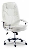 Кресло SOFTY LUX  кож/зам, белый, 36-01. Фото №1