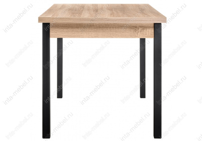 Стол деревянный Оригон сонома / черный матовый. Фото