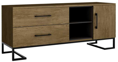 ТВ-тумба Loft Дуб табак/Графит. Фото №2