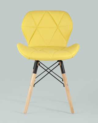 Стул Бон экокожа желтый. Фото