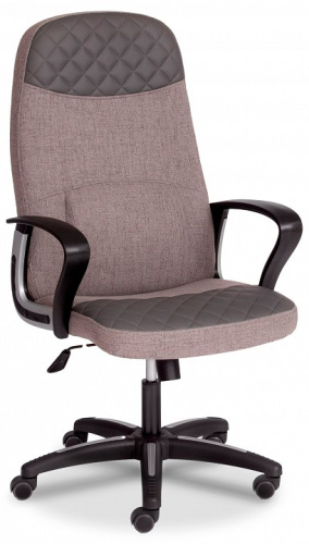 Кресло ADVANCE ткань/кож/зам, серый, фостер 19/C 36. Фото №1