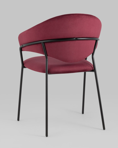 Стул Алексис велюр винный. Фото №7