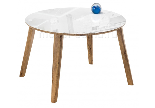 Стол Семвэлл дуб монтана / белый. Фото №1