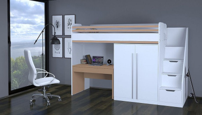 Стол письменный Polini Kids City, бежевый. Фото №3