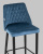 Стул полубарный Диего велюр пыльно-синий. Фото №9