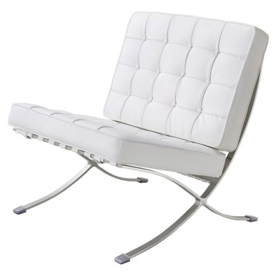 Кресло Barcelona белое фото Кресло Barcelona белое. Фото №3