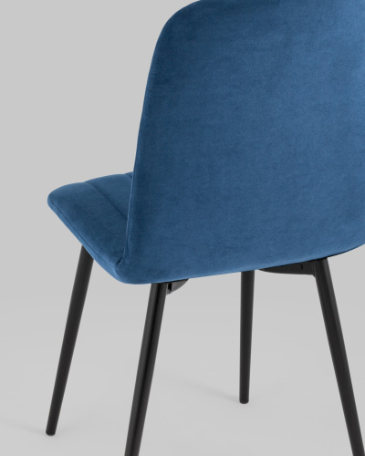 Стул Easy велюр синий. Фото №8