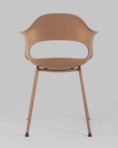 Стул Lady пластик коричневый. Фото №6