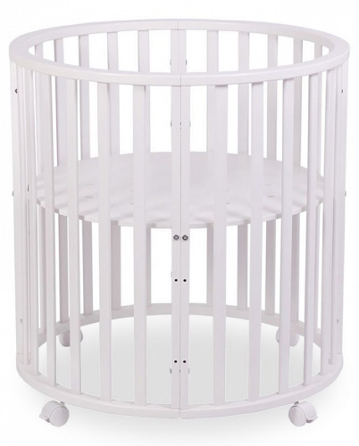 Кроватка Polini Kids Simple 930, белый. Фото №1