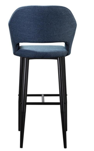 Кресло барное Oscar Сканди БлюАрт/Черный. Фото №6