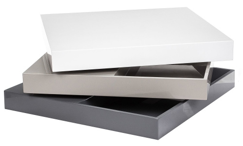 Стол журнальный СT1001 Белый/Серый. Фото №5