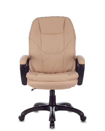 Кресло руководителя Бюрократ CH-868N бежевый Or-14 эко.кожа крестовина пластик. Фото №4
