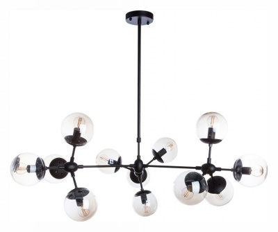 Люстра на штанге Arte Lamp 1664 A1664SP-12BK фото Люстра на штанге Arte Lamp 1664 A1664SP-12BK. Фото №2