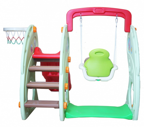 Комлекс игровой Лягушка ZK017-4, голубой, красный фото Комлекс игровой Лягушка ZK017-4, голубой, красный. Фото №3