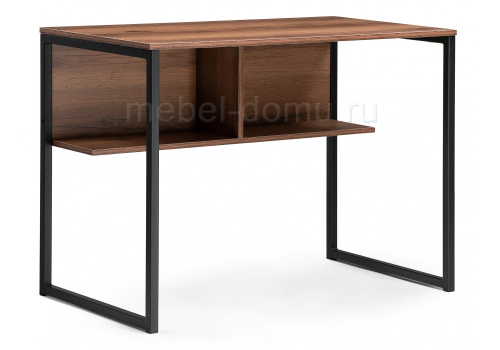 Стол деревянный Клер Лофт дуб делано темный / черный матовый. Фото №1