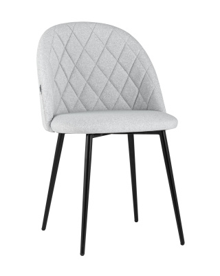 Стул Марсель микровелюр светло-серый фото Стул Марсель микровелюр светло-серый. Фото №2