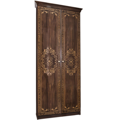 Шкаф 2-ств Патрисия крем корень глянец фото Шкаф 2-ств Патрисия крем корень глянец. Фото №2