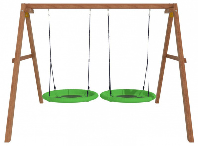 Качели детские Р911-30, коричневый. Фото №4