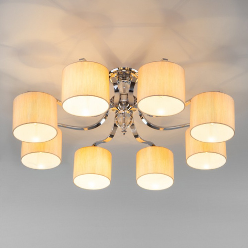 Потолочная люстра Eurosvet Shantel 60111/8 хром. Фото №2