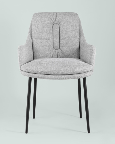 Кресло Саманта рогожка светло-серый. Фото №5