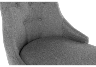 Стул деревянный Elegance dark walnut / fabric grey. Фото №5