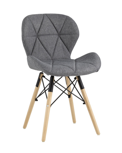 Стул Бон рогожка темно-серый. Фото №1