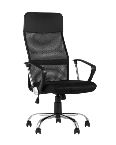 Кресло офисное TopChairs Benefit черное. Фото №1