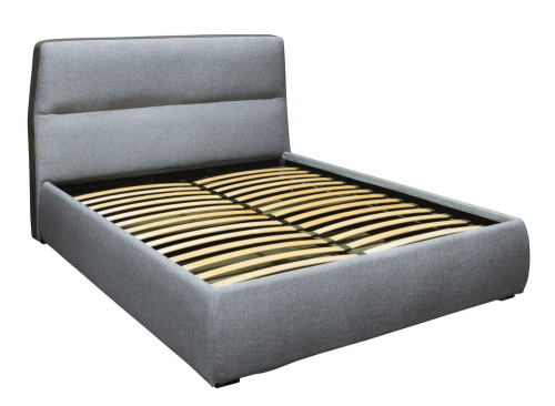 Кровать с ортопедическим основанием и ящиком Сканди 1.8 Грей. Фото №6