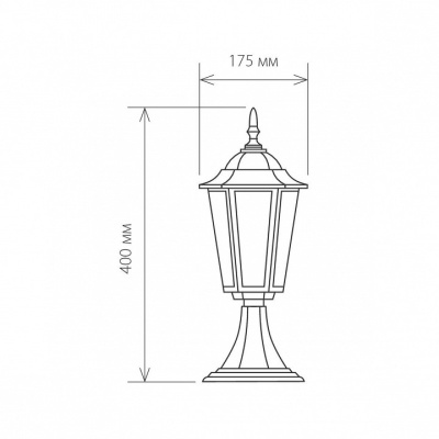 Наземный низкий светильник Elektrostandard GL 1004 a035743. Фото