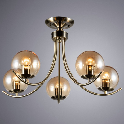 Люстра на штанге Arte Lamp Scarlett A2715PL-5AB. Фото