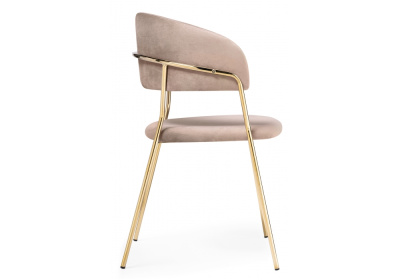 Стул Kamelia cappuccino / gold. Фото