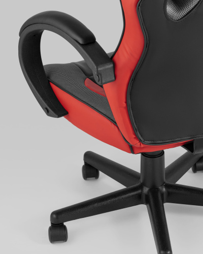 Кресло игровое TopChairs Sprinter красное. Фото №8