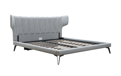 Кровать 1801 серая. Фото №6