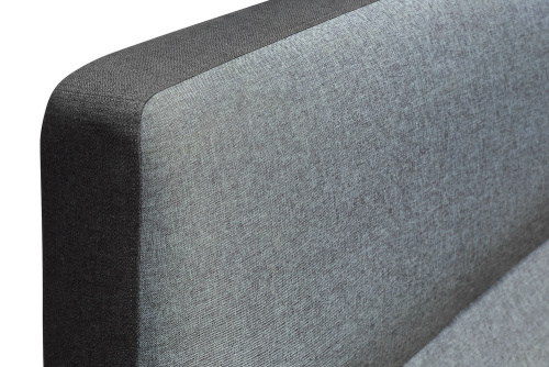 Кровать с ортопедическим основанием и ящиком Сканди 1.8 Грей. Фото №7