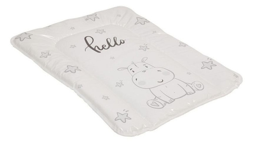 Матрас пеленальный Polini kids Бегемотик, серый. Фото №3