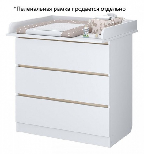 Комод Polini kids Simple 1980, белый. Фото №5