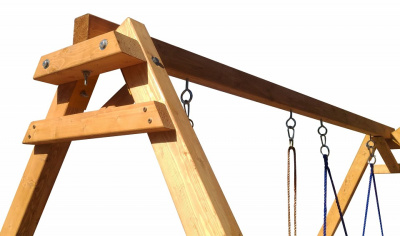 Качели детские Р911-2, коричневый. Фото №5