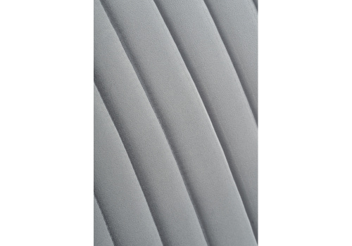 Барный стул Седа велюр светло-серый / белый. Фото №6