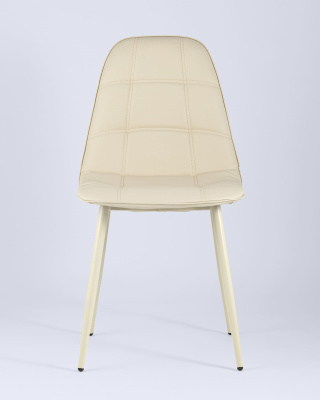 Стул Тейлор экокожа кремовый. Фото