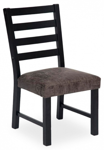 Стул Secret De Maison SATURN (mod. 4290-18VR) 48 х 63 х 95 см, черный, ткань: серый антик (поставляется по 2 шт). Фото №1