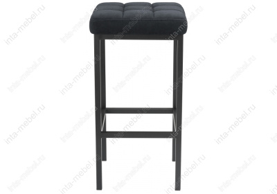 Барный стул Лофт ткань катания черный / черный матовы. Фото