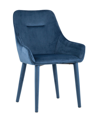 Стул Диана сине-зеленый ножки велюр. Фото