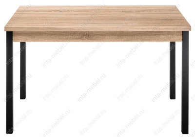 Стол деревянный Оригон сонома / черный матовый. Фото